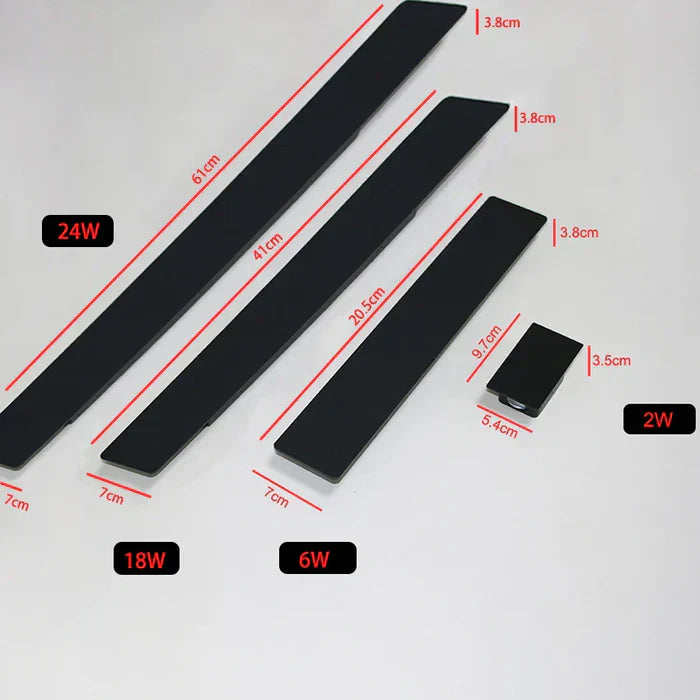 Vejrbestandig udendørs væglampe