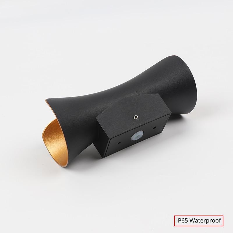 Moderne LED-udendørs væglampe