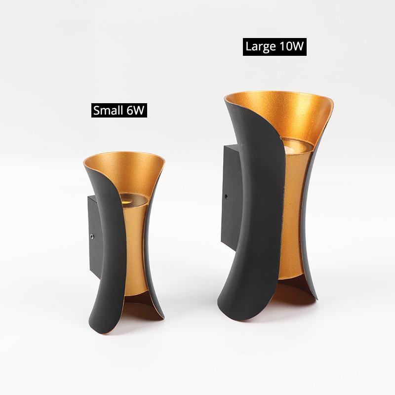 Moderne LED-udendørs væglampe