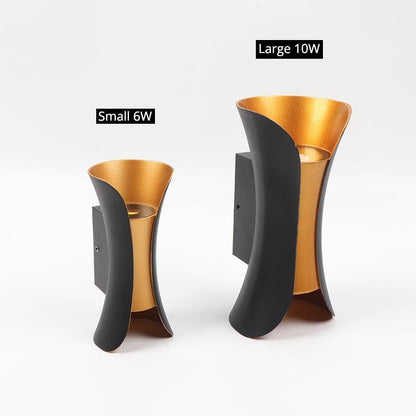 Moderne LED-udendørs væglampe